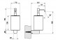 Дозатор для мыла w płynie Gessi 316, настенный, чёрный, панель / оформление хромированная сталь