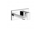 Смеситель для раковины Gessi Rettangolo, подвесная, излив 147mm, element настенный, хром