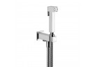 Bidetka Gessi Rettangolo, подвесная, шланг 125cm, zewnętrzne przyłącze wody, хром
