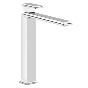 Смеситель для раковины Gessi Eleganza, напольный, высота 299mm, клапан automatyczny, хром