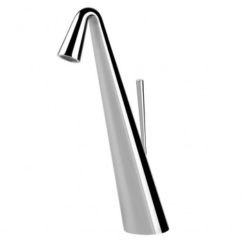 Смеситель для раковины Gessi Cono, напольный, высота 328mm, клапан automatyczny, хром