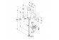 Смеситель для раковины Kludi Bozz, напольный, высота 160mm, клапан automatyczny, хром