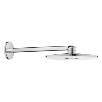 Верхний душ Grohe Rainshower 310, держатель настенные 430mm, polished nickel