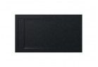 Поддон прямоугольный Roca Aquos, 1400x800mm, ultracienki, Stonex, чёрный