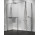 Душевая кабина Walk-In Novellini Kaudra H+H Frame, 160x75cm, вариант левосторонний, с вешалкой для полотенца, profil хром