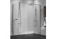 Душевая кабина Walk-In Novellini Kaudra H+H Frame, 180x100cm, вариант правосторонний, с вешалкой для полотенца, профиль белый мат.