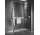 Перегородка для душа Walk-In Novellini Kaudra HWZ2 Frame, 220x200cm, вариант правосторонний, с вешалкой для полотенца i półką, профиль серебряный