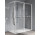 Перегородка для душа Walk-In Novellini Kaudra HWL Frame, 220x200cm, вариант правосторонний, z 2 półkami, профиль белый мат.