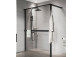 Перегородка для душа Walk-In Novellini Kaudra HWL Frame, 220x200cm, вариант правосторонний, z 2 półkami, профиль белый мат.