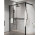Перегородка для душа Walk-In Novellini Kaudra HWS, 110x200cm, вариант левосторонний, с вешалкой для полотенца, профиль белый мат.