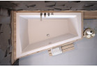 Ванна асимметрическая Besco Intima Duo, 180x125cm, вариант левосторонний, акриловая, белая