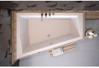 Ванна асимметрическая Besco Intima Duo Slim, 180x125cm, вариант левосторонний, акриловая, белая