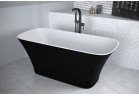 Ванна свободностоящая Besco Assos B&W, 160x70cm, чёрный/белый