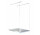 Душевая кабина Walk In Besco Aveo Due, 140x195cm, стекло бесцветное, profil хром