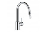 Смеситель для мойки Grohe Eurosmart Cosmopolitan, напольный, wyciągana i obracana излив, хром