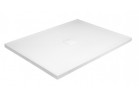 Поддон прямоугольный Besco Nox Ultraslim, 100x80cm, konglomeratowy, белый