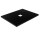 Поддон прямоугольный Besco Nox Ultraslim, 140x90cm, белая решётка декоративная, konglomeratowy, чёрный