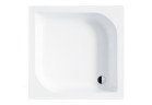 Поддон квадратный Besco Ares, 90x90cm, акриловый, белый
