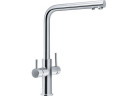 Смеситель кухонный Franke Neptune Clear Water, obracana излив, высота 334mm, filtrowanie wody, хром