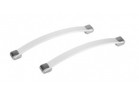 Держатель для ванны Besco Flex, 23cm, хром/белый