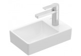 Раковина с тумбой малая Villeroy&Boch, 36x22cm, левая, Weiss Alpin