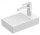 Раковина с тумбой малая Villeroy&Boch, 36x22cm, левая, CeramicPlus, Weiss Alpin