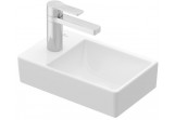 Раковина с тумбой малая Villeroy&Boch, 36x22cm, правая, Weiss Alpin