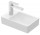 Раковина с тумбой малая Villeroy&Boch, 36x22cm, правая, CeramicPlus, Weiss Alpin