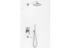 Скрытый душевой гарнитур Kohlman Experience, с верхним душем okrągłą 40cm, 3 выходы wody, хром