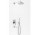 Скрытый душевой гарнитур Kohlman Experience, с верхним душем okrągłą 40cm, 3 выходы wody, хром