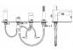 Смеситель для раковины Kohlman Proxima, напольный, высота 286mm, хром