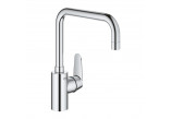 Смеситель для мойки Grohe Eurodisc Cosmopolitan, напольный, высота 306mm, obrotowa излив, хром