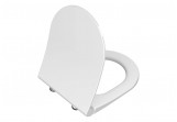 Сидение WC Vitra S50 Slim, с микролифтом, 45,7x36,4cm, белая