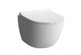 Раковина WC подвесная Vitra Sento, 49,5x36cm, bezrantowa, белая