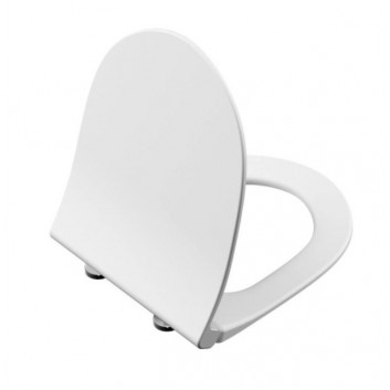 Сидение WC Vitra Metropole Slim, с микролифтом, 44x36cm, белая