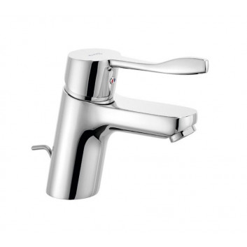 Смеситель для раковины Kludi Pure&Easy, напольный, высота 145mm, набор сливной из пластика, хром