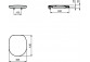 Ideal Standard Connect Freedom Сидение для туалета z duroplastu