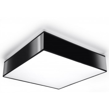 Plafon Sollux Ligthing Horus 35, квадратный, 35cm, E27 2x60W, чёрный