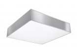 Plafon Sollux Ligthing Horus 25, квадратный, 25cm, E27 1x60W, чёрный