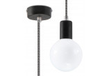 Lampa подвесной Sollux Ligthing Edison, 8cm, E27 1x60W, фиолетовая