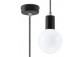 Lampa подвесной Sollux Ligthing Edison, 8cm, E27 1x60W, фиолетовая