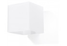 Бра Sollux Ligthing Rico, 10cm, квадратный, G9 1x40W, белый