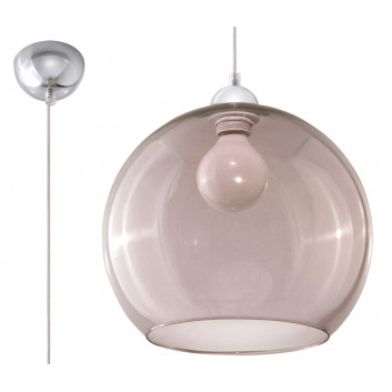 Lampa подвесной Sollux Ligthing Ball, 30cm, E27 1x60W, szampański