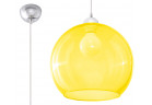 Lampa подвесной Sollux Ligthing Ball, 30cm, E27 1x60W, жёлтый