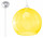 Lampa подвесной Sollux Ligthing Ball, 30cm, E27 1x60W, жёлтый