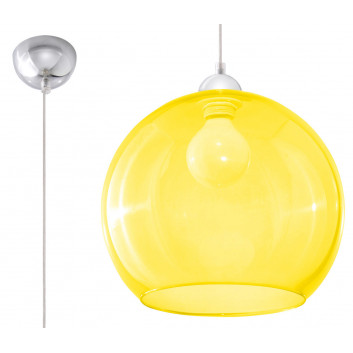 Lampa подвесной Sollux Ligthing Ball, 30cm, E27 1x60W, синий