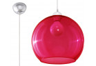 Lampa подвесной Sollux Ligthing Ball, 30cm, E27 1x60W, красный