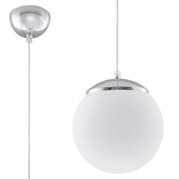 Lampa подвесной Sollux Ligthing Ball, 30cm, E27 1x60W, белый