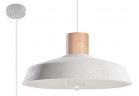 Lampa подвесной Sollux Ligthing Afra, 40cm, beton, E27 1x60W, серый