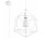 Lampa подвесной Sollux Ligthing Gaspere, 25cm, E27 1x60W, белый